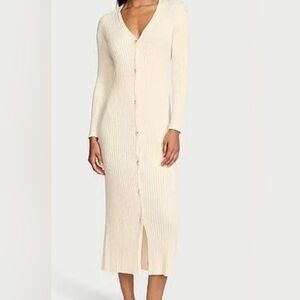 Fordays organic ribbed maxi dress/cardigan